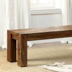 FRONTIER BENCH Dark Oak Finish
